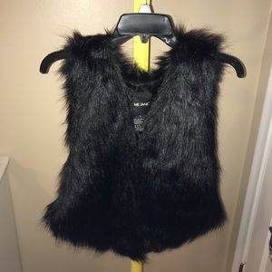 Faux fur vest